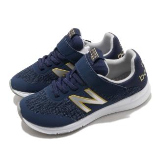 【NEW BALANCE】慢跑鞋 Premus Version 寬楦 童鞋 紐巴倫 基本款 舒適 避震 運動 中童 藍 銀(YOPREMNYW)