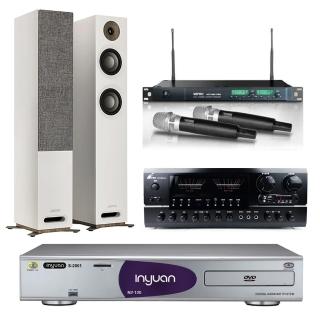 【音圓】點歌機4TB+擴大機+無線麥克風+迴授抑制器+喇叭(N2-120+BT-889 PRO+ACT-869PRO+S807)