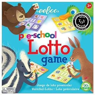 【eeBoo 美國】Preschool Picture Lotto Game(遊戲桌遊 學齡前賓果遊戲)