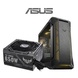 【ASUS華碩 機殼+650W電源】TUF Gaming GT501 Case 電腦機殼+TUF Gaming 650W 銅牌 電源供應器