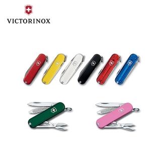 【VICTORINOX 瑞士維氏】Classic SD 瑞士刀 7用(0.6223　多色任選)