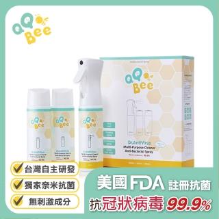 【QQBee博士淨】抗菌防護噴霧300ml無香(抑制COVID-19達99%)