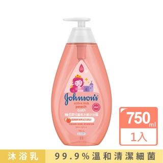 【Johnsons 嬌生】嬰兒蜜桃水嫩沐浴露750ml