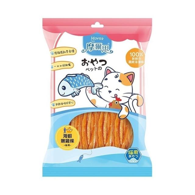 【MORES 摩爾思】貓用零食/潔牙片 15-40g*10入組(貓零食、貓肉乾)