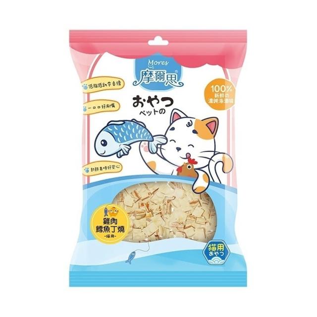 【MORES 摩爾思】貓用零食/潔牙片 15-40g*10入組(貓零食、貓肉乾)