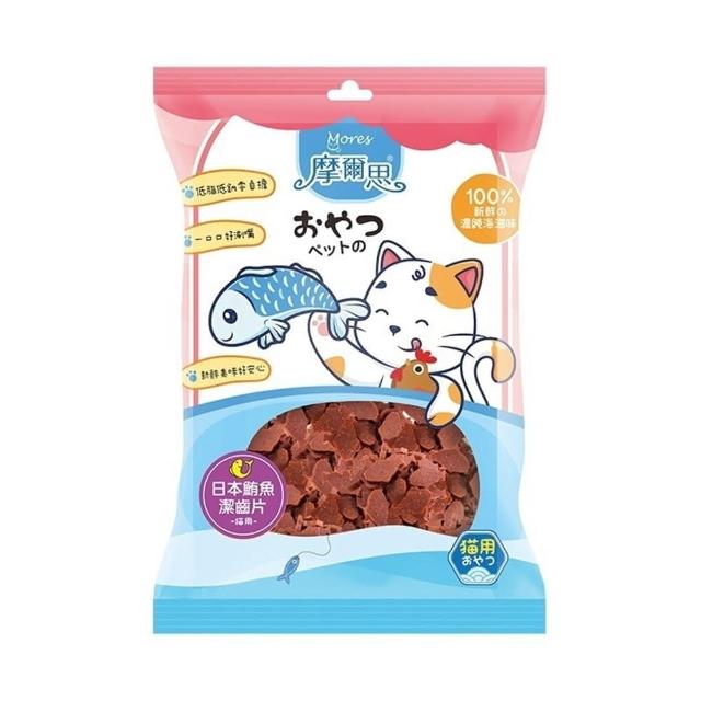 【MORES 摩爾思】貓用零食/潔牙片 15-40g*10入組(貓零食、貓肉乾)