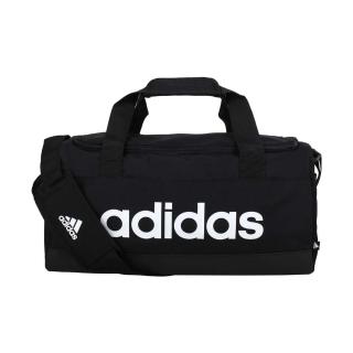 【adidas 愛迪達】中型圓筒包-側背包 裝備袋 手提包 肩背包 25L 愛迪達 黑白(GN2034)