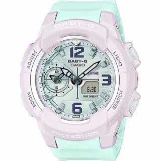 【CASIO 卡西歐】BABY-G 活力春漾雙顯手錶(BGA-230PC-6B)