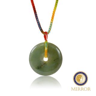 【MIRROR 皇宣緣】平安銅錢蜜糖黃翡翠項鍊