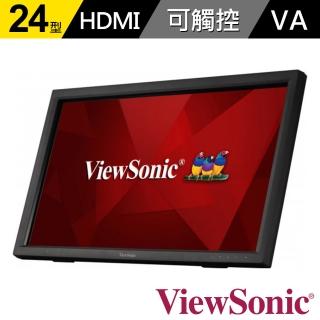【ViewSonic 優派】TD2423 24型 FHD防刮紅外線觸控顯示器