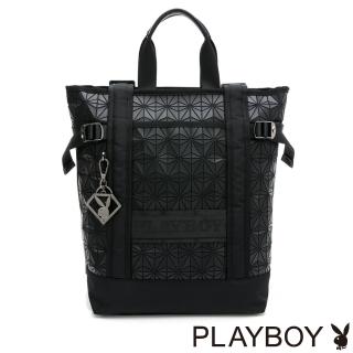【PLAYBOY】托特後背包 Beyond系列(黑色)