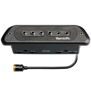 【Vertech】VS-9M 木吉他雙系統拾音器-音孔式麥克風/免挖孔/原廠公司貨(VS-9M 木吉他雙系統拾音器)