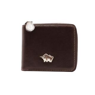 【DRAKA 達卡】Forest森林系列-牛皮短夾-深褐(44DK1714-5218)