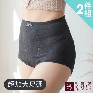 【SHIANEY 席艾妮】女性 MIT舒適 超加大尺碼束褲 透氣網孔布 2XL/3XL/4XL 台灣製造 No.7508(2件組)