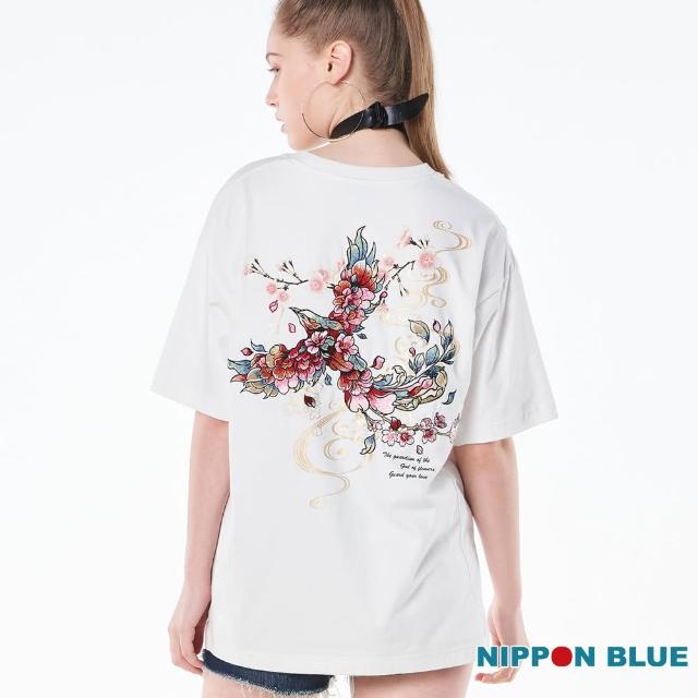 【BLUE WAY】網路獨家_日本藍女款初花之祭短TEE_日本藍