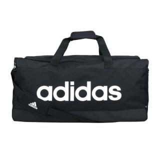 【adidas 愛迪達】圓筒包-側背包 裝備袋 手提包 雙肩包 肩背包 67.25 L 愛迪達 黑白(GN2044)