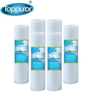 【Toppuror 泰浦樂】第1道5微米PP濾心6入裝(PP-10)