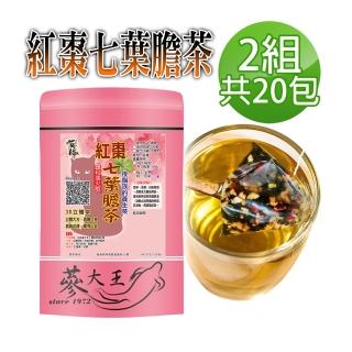 【蔘大王】紅棗七葉膽茶包6gx10包x2袋