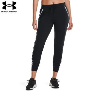 【UNDER ARMOUR】UA 女 Rival Terry長褲_1361095-001(黑)