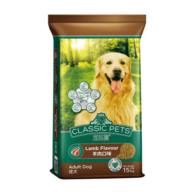 【Classic Pets 加好寶】狗乾糧 15KG(任選兩包)(狗飼料)