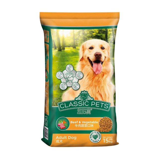 【Classic Pets 加好寶】狗乾糧 15KG(任選兩包)(狗飼料)