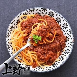 【上野物產】黑胡椒肉醬義大利麵 x24包(麵體+醬料包 310g±10%/包)