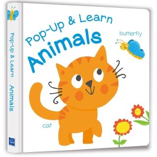 Pop-Up & Learn Animals（可愛互動立體書：驚奇動物）（附美籍教師朗讀音檔）