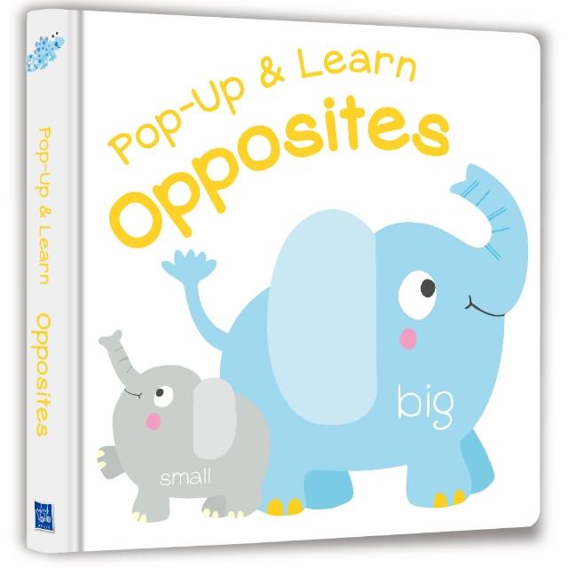 Pop-Up & Learn Opposites（可愛互動立體書：對比認知）（附美籍教師朗讀音檔）