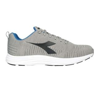 【DIADORA】男原廠進口慢跑鞋-路跑 避震 運動 灰黑藍(DA176869-C4785)