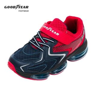 【GOODYEAR 固特異】大氣墊運動鞋/中大童鞋 透氣 紅(氣能非凡GAKR08722)