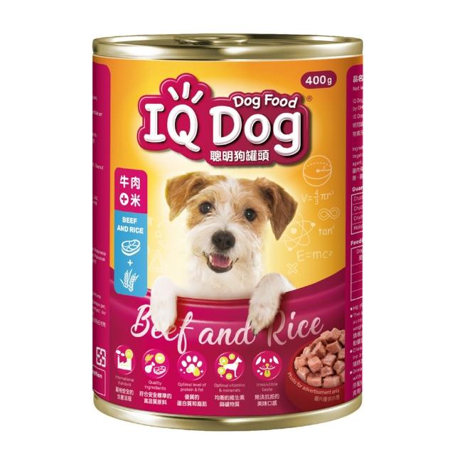 【IQ DOG】聰明狗罐頭 400G x24罐(狗罐/成犬適用)