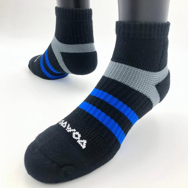 【WOAWOA】能量激發登山襪-中筒-男款｜單雙(登山襪 健走襪 除臭襪 襪子 男襪 足弓襪 毛巾底 8747244)