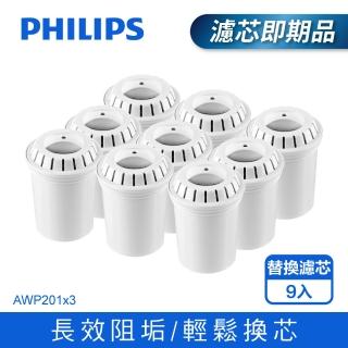 【Philips 飛利浦】AWP201超濾四重過濾濾芯共9入-適用AWP2920/2921(AWP201*3)