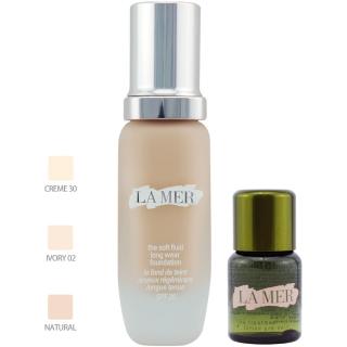 【LA MER 海洋拉娜】潤澤無瑕持妝粉底液〈SPF20〉30ML + 濃縮精華露 15ML〈百貨公司貨〉