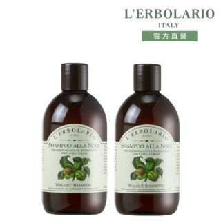 【L’ERBOLARIO 蕾莉歐】胡桃洗髮精500ml-2入組