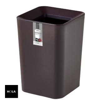 【HOLA】日本ASVEL方形雙層垃圾桶2L-咖啡