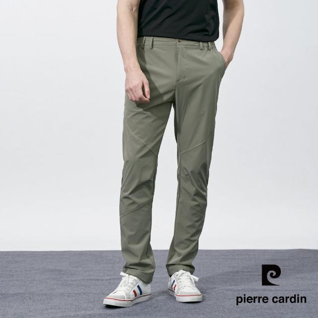 【pierre cardin 皮爾卡登】網路獨家 男款 輕薄透氣彈力速乾機能休閒長褲(四色任選)