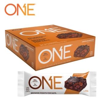 【ONE】ONE Bar 牛奶乳清蛋白棒 Chocolate Brownie(巧克力布朗尼/12x60g/盒)