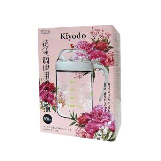 【生活King】KIYODO花樣玻璃油壺(500ml)