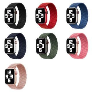 【吉米3C】Apple Watch S6/SE/5/4  38mm/40mm 尼龍單圈編織錶帶(贈保護殼)