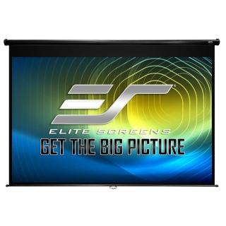 【億立銀幕  90吋】87吋 1:1 標準手拉幕-白塑布 M99UWS1 美國Elite Screens