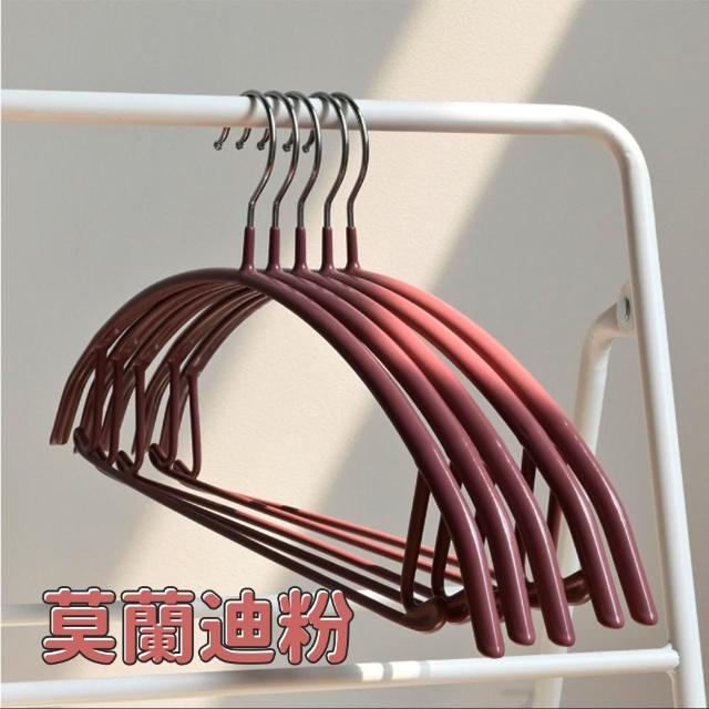 【KARY】100入質感加厚防滑無痕毛衣衣架(浸膠衣架)