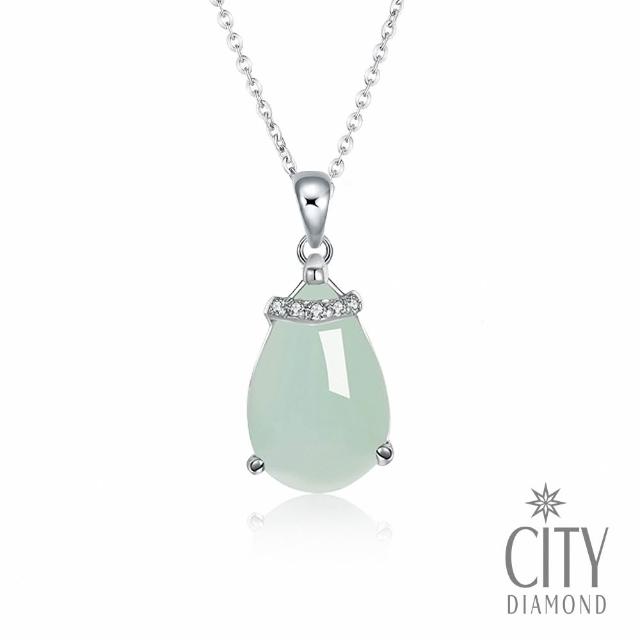 【City Diamond 引雅】純銀天然緬甸玉 致富貔貅 開運平安 小玉墜 多款任選(東方青蘊系列)