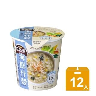 即期品【金車/伯朗】高頓粥 海鮮什穀輕食粥-12杯/箱