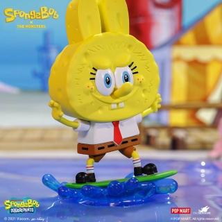 【POPMART 泡泡瑪特】LABUBU海綿寶寶系列公仔盒玩(兩入隨機款)