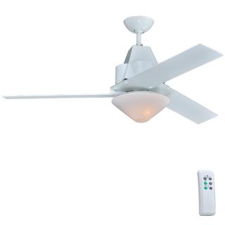 【金吉利】52吋小山吊扇漸變燈附燈附遙控器白色110V(無線遙控)