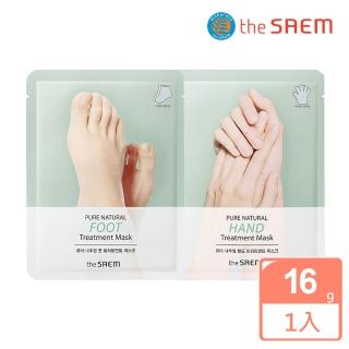 【韓國the SAEM】保濕修護嫩手足膜16g x 1對入