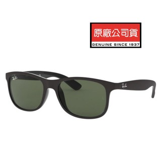 【RayBan 雷朋】亞洲版高鼻翼 時尚太陽眼鏡 RB4202F ANDY 6069/71 霧黑框墨綠鏡片 公司貨