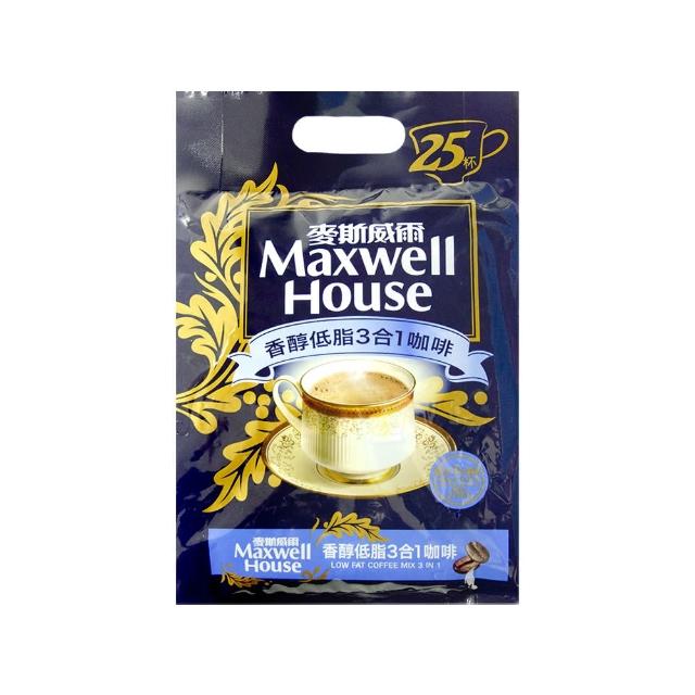 【Maxwell 麥斯威爾-即期品】3合1/2合1袋裝咖啡(25入/袋;任選;無糖/特濃20221204/香醇原味/香醇低脂/拿鐵)