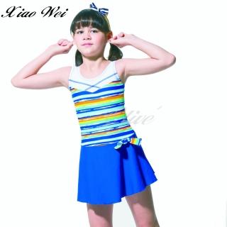 【梅林品牌】女童連身裙泳裝(NO.M05518)